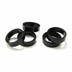 Espaciadores MSC Aluminio Negro - Endubikes