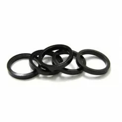 Espaciadores MSC Aluminio Negro - Endubikes -BiciMax Ventas 90095