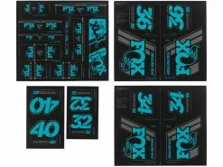 Kit De Pegatinas FOX RACING SHOX HERITAGE 2019 Horquilla/Amortiguador - Endubikes