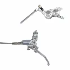 HOPE Tech 4 V4 Silver Latiguillo Metálico!!