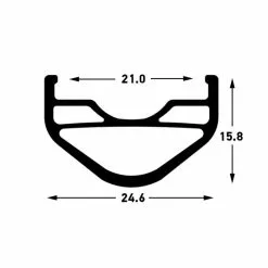 STAN´S NOTUBES ARCH EX - Endubikes -BiciMax Ventas No tubes Arch EX perfil