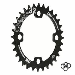 Plato OneUp 94/96 BCD - Endubikes -BiciMax Ventas OneUp Components 32T 94 96 BCD Narrow Wide Chainring Iso Black 966 grande