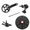 Grupo Shimano XT 12v M8100 Con Cassette Sunrace! -BiciMax Ventas XT NEGRE