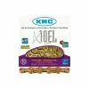 Cadena Kmc X10 El Light 114 Eslabones 10V. Oro -BiciMax Ventas cadena kmc x10 el light 114 eslabones 10v oro