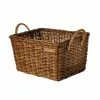 Cesto Con Asas Delantero BASIL Portland Basket Classic Mimbre Marrón 49x36x24 Cm -BiciMax Ventas cesta basil portland classic 46x36x22cm