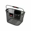 Cesto Delantero Klickfix Mini M Malla Negro 29X20X19 -BiciMax Ventas cesto delantero klickfix mini m malla negro 29x20x19