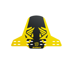 Guardabarros MUDWAR Rear - Endubikes -BiciMax Ventas mudguard mudwar rear plano amarillo turbo