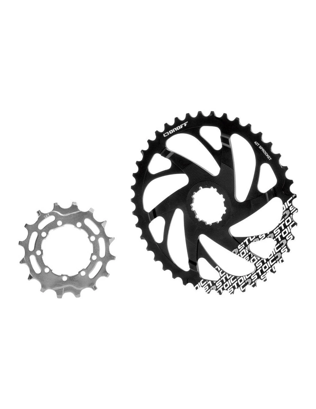 ON&OFF Piñón Onoff 42T+16T Negro Nrm 3 ON&OFF Piñón Onoff 42T+16T Negro Nrm